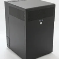 12U + 4U Vertical MiniRaQ Secure - Compact With Vented Bottom By Black Hawk Labs