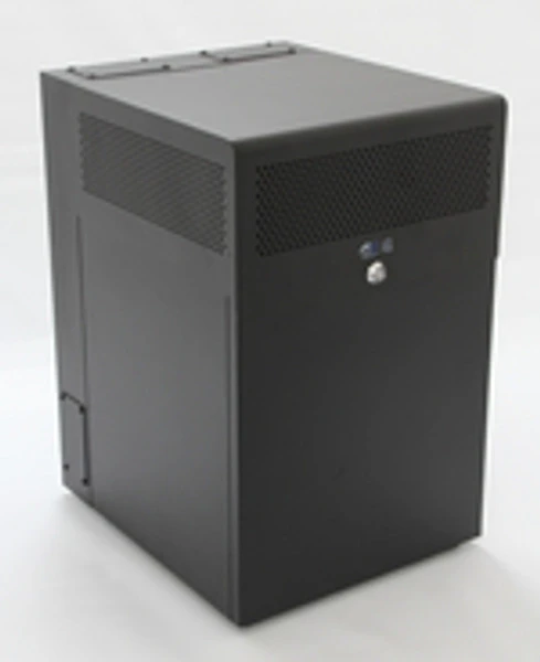 12U + 4U Vertical MiniRaQ Secure - Compact With Vented Bottom By Black Hawk Labs 1 12U + 4U Vertical MiniRaQ Secure - Compact With Vented Bottom By Black Hawk Labs