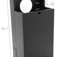6U + 4U Vertical MiniRaQ Secure - Compact With Vented Bottom MRQ351S10