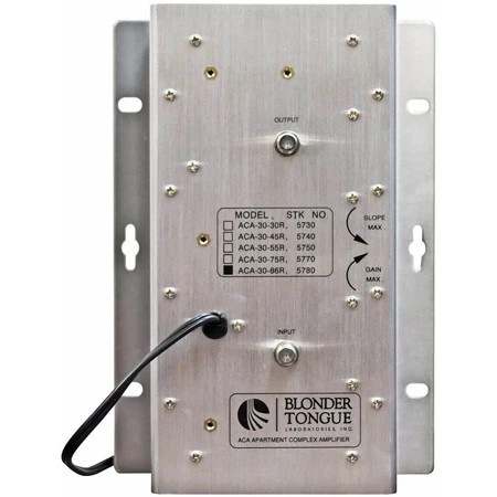 Blonder Tongue ACA-30-86R Apartment Complex Amplifier 30 DB 47-860 MHz Passive Return Dual Hybrid 1 Blonder Tongue ACA-30-86R Apartment Complex Amplifier 30 DB 47-860 MHz Passive Return Dual Hybrid