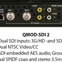 Contemporary Research QMOD-SDI 2 Encoder With Dual SDI And Composite In And Agile QAM Output -CableSupply shop CRC QMOD SDI2 2