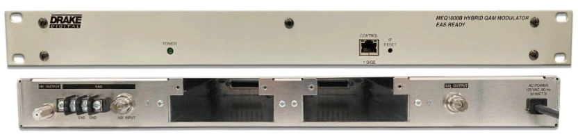 Drake Digital MEQ1000B Multiplexing Hybrid QAM Modulator Platform 1 Drake Digital MEQ1000B Multiplexing Hybrid QAM Modulator Platform