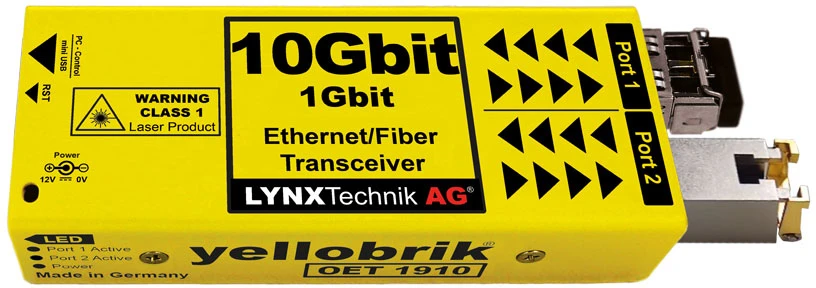 LYNX Technik OET 1910 10G/1G Ethernet/Fiber Optic Transceiver (Singlemode/1310nm/LC Connectors/20km) 1 LYNX Technik OET 1910 10G/1G Ethernet/Fiber Optic Transceiver (Singlemode/1310nm/LC Connectors/20km)