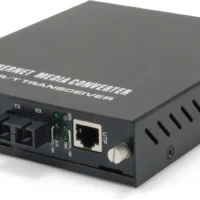 LevelOne GVM-1220 RJ45 To SC Managed Gigabit Media Converter - Single-Mode Fiber - 20km