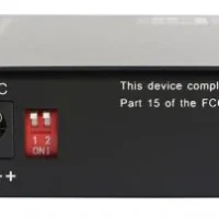 LevelOne GVT-2003 RJ45 To ST Gigabit Ethernet Media Converter - Single-Mode Fiber / 1310nm / 20km - Black -CableSupply shop LVL1 GVT 2003 2