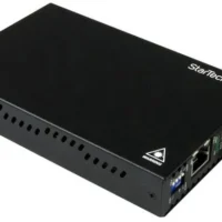 StarTech ET91000SM20 Gigabit Ethernet Copper-to-Fiber Media Converter - SM LC - 20km (12.4 Miles)