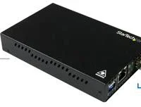 StarTech ET91000SM20 Gigabit Ethernet Copper-to-Fiber Media Converter - SM LC - 20km (12.4 Miles) -CableSupply shop ST ET91000SM20 3