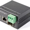 StarTech IMC1GSFP30W PoE+ Fiber To Ethernet Media Converter 30W / SFP-RJ45 - SM/MM Fiber To Copper Gigabit Ethernet