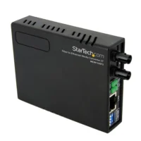 StarTech MCM110ST2 - 10/100 Multi Mode Fiber Copper Fast Ethernet Media Converter ST 2 Km