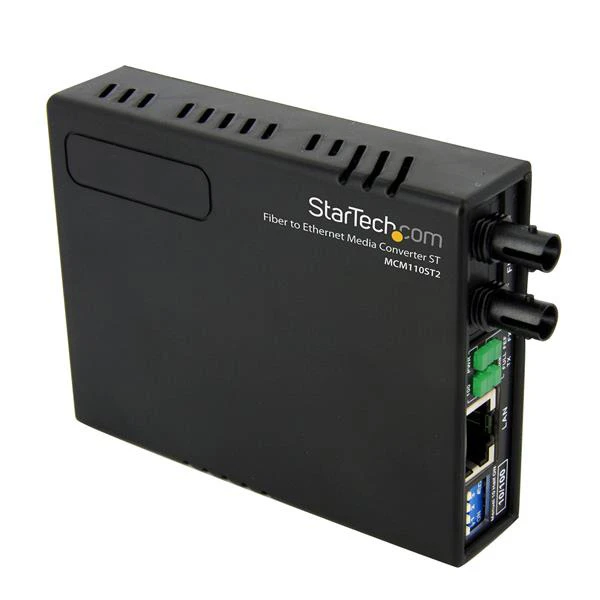 StarTech MCM110ST2 - 10/100 Multi Mode Fiber Copper Fast Ethernet Media Converter ST 2 Km 1 StarTech MCM110ST2 - 10/100 Multi Mode Fiber Copper Fast Ethernet Media Converter ST 2 Km