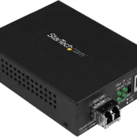 StarTech MCM1110MMLC Gigabit Ethernet Fiber Media Converter - Compact - 850nm Multimode LC - 550m
