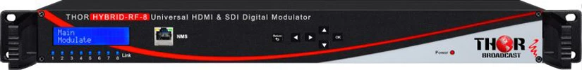 Thor H-HYBRID-RF-8 - 8 Channel HDMI And SDI Clear CATV RF Modulator QAM/ATSC/DVB-T/ ISDB-T 1 Thor H-HYBRID-RF-8 - 8 Channel HDMI And SDI Clear CATV RF Modulator QAM/ATSC/DVB-T/ ISDB-T