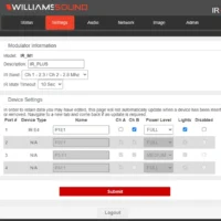 WILLIAMS AV IR M1 IR + Control Center / Wi-Fi Server -CableSupply shop WLS IR M1 2