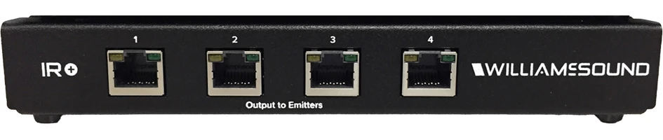 Williams AV IRA4 Distributed Emitter Array (DEA) Enabling Up To 4x IR E4 Emitters Per IR M1 Output Port 1 Williams AV IRA4 Distributed Emitter Array (DEA) Enabling Up To 4x IR E4 Emitters Per IR M1 Output Port